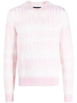 AMIRI Repeat knitted jumper - Pink