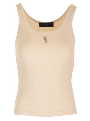 AMIRI Ribbed Tank Top With Logo