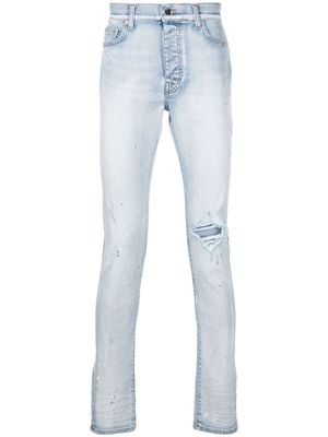 AMIRI ripped skinny-cut jeans - Blue