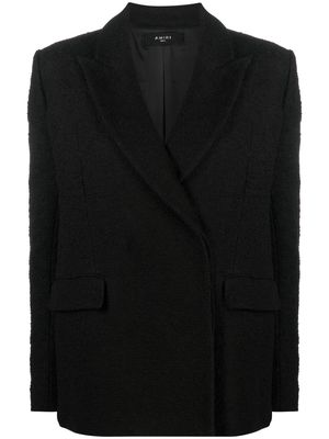 AMIRI single-breasted button-fastening jacket - Black