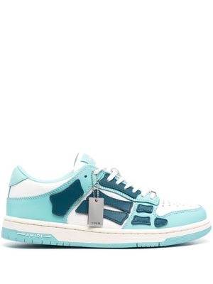 AMIRI Skel appliqué-detail low-top sneakers - Blue
