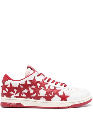 AMIRI star-detail leather sneakers - Red