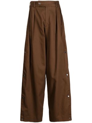 AMIRI straight-leg chino trousers - Brown
