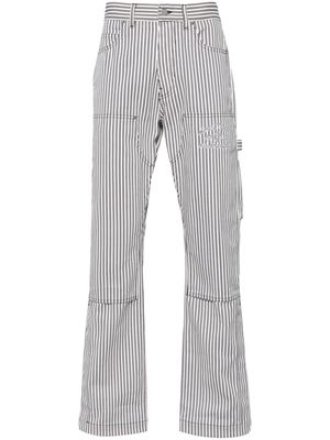 AMIRI striped cotton carpenter trousers - Black