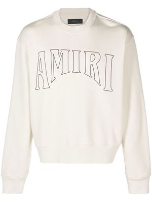 AMIRI Sun crewneck sweatshirt - Neutrals