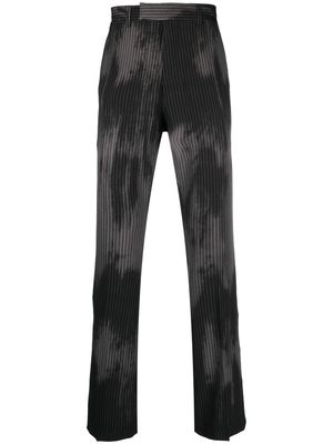 AMIRI Sun Faded pinstripe flared trousers - Black
