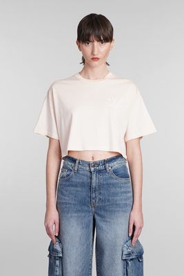 AMIRI T-shirt In Rose-pink Cotton