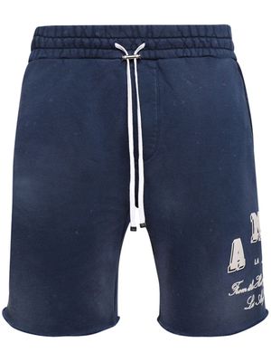 AMIRI Vintage Collegiate track shorts - Blue