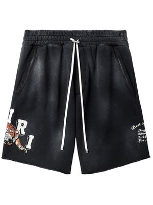 AMIRI Vintage Tiger cotton track shorts - Black