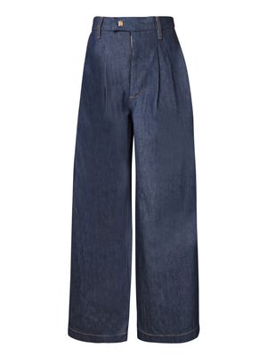 AMIRI Wide Leg Blue Jeans