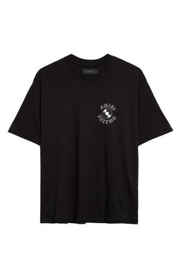 AMIRI x Premier Records Cotton Graphic T-Shirt in Black