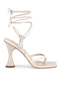A'mmonde Atelier Anastassia 100 Ankle Tie in Ivory