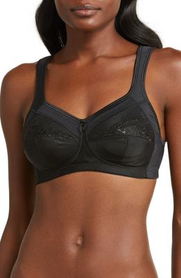 Amoena Isadora Wireless Pocketed Bra in Black 