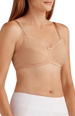 Amoena 'Ruth' Soft Cup Cotton Bra in Nude