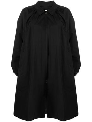 Amomento long-sleeve zip-up dress - Black