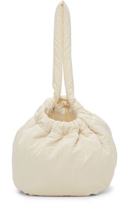 AMOMENTO Off-White Padded Ball Bag