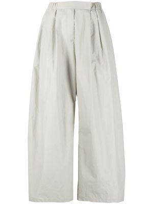 Amomento pleated wide-leg trousers - Grey