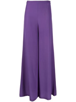 AMOTEA Carol wide-leg trousers - Purple