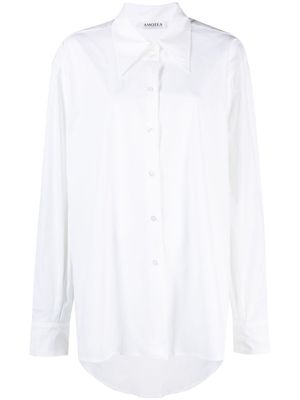 AMOTEA Kaia pointed-collar shirt - White