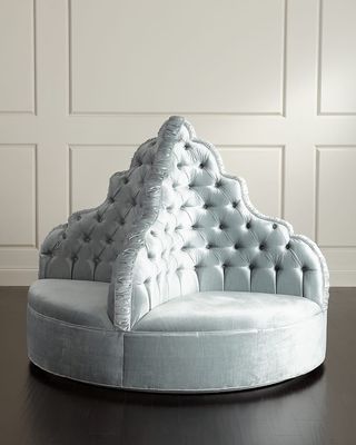 Amour Tufted Party Ottoman