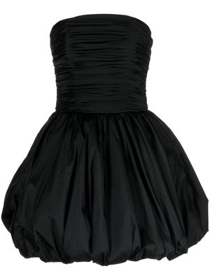 Amsale dropped waist mini dress - Black