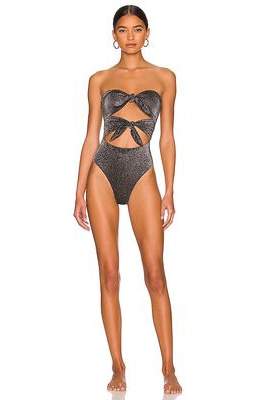 AMUSE SOCIETY Belmond One Piece in Charcoal