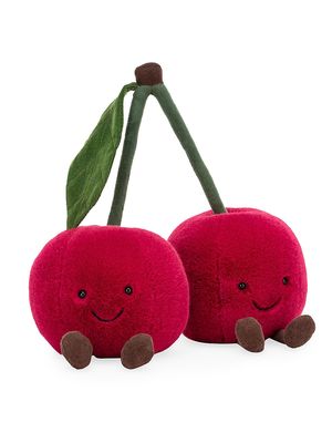 Amuseable Cherry Plush Toy - Red - Red