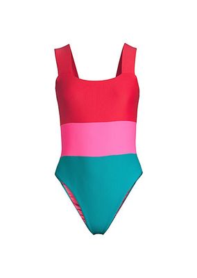 Amy Colorblocked One-Piece Swimsuit