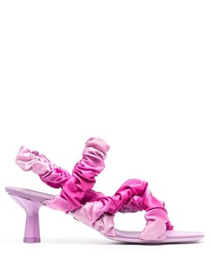 Amy Crookes Mimi XX sling-back sandals - Pink