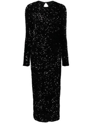 Ana Radu sequinned maxi dress - Black
