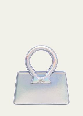 Ana Small Iridescent Top-Handle Bag