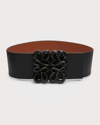 Anagram Leather Waist Belt