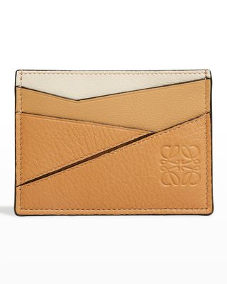 Anagram Puzzle Leather Card Case