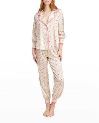 Anais Camille Seashell-Print Pajama Set
