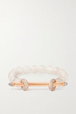 Ananya - 18-karat Rose Gold Multi-stone Bracelet - one size