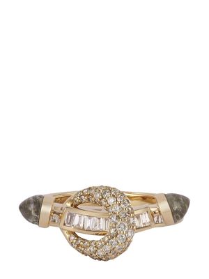 Ananya 18kt yellow gold Chakra diamond ring