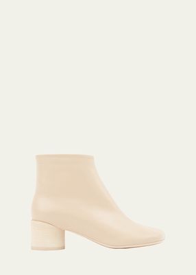 Anatomic Leather Zip Ankle Boots