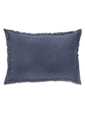 Anaya So Soft Linen Down-Alternative Pillow - Navy Blue - Navy Blue