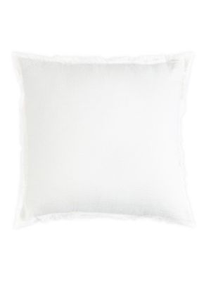 Anaya So Soft Linen Down Pillow - White - White