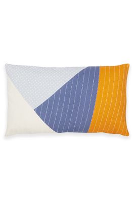 ANCHAL Colorblock Lumbar Throw Pillow in Asha Color Block