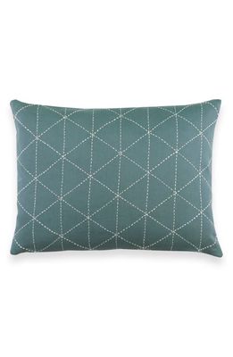ANCHAL Graph Throw Pillow in Green Tones