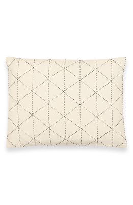 ANCHAL Graph Throw Pillow in White Tones