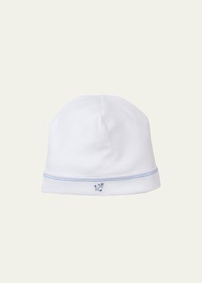 Anchor-Embroidered Baby Hat