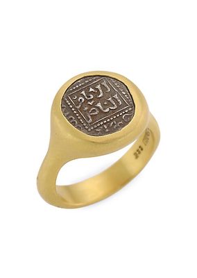 Ancient 22K Gold Coin Ring