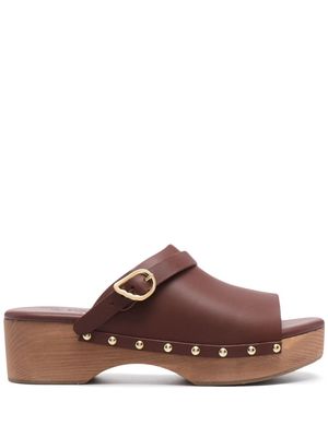 Ancient Greek Sandals Classic Clog slingback sandals - Brown