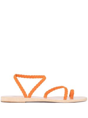 Ancient Greek Sandals Eleftheria braided-strap sandals - Orange