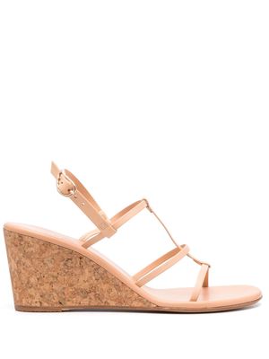 Ancient Greek Sandals Fay leather wedge sandals - Neutrals