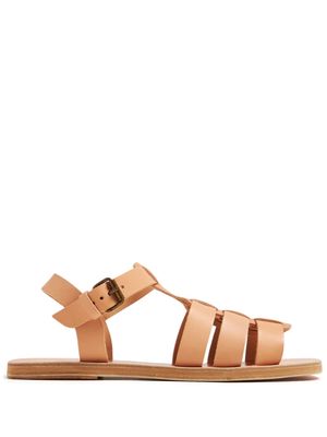 Ancient Greek Sandals flat leather sandals - Brown