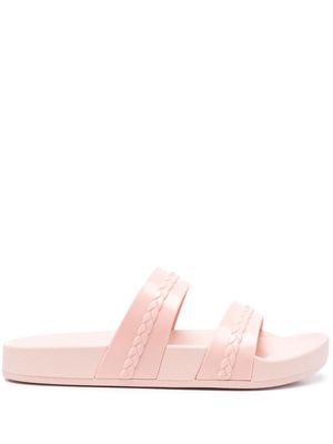 Ancient Greek Sandals Meli double-strap slides - Pink