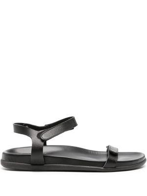 Ancient Greek Sandals Poros touch-strap leather sandals - Black